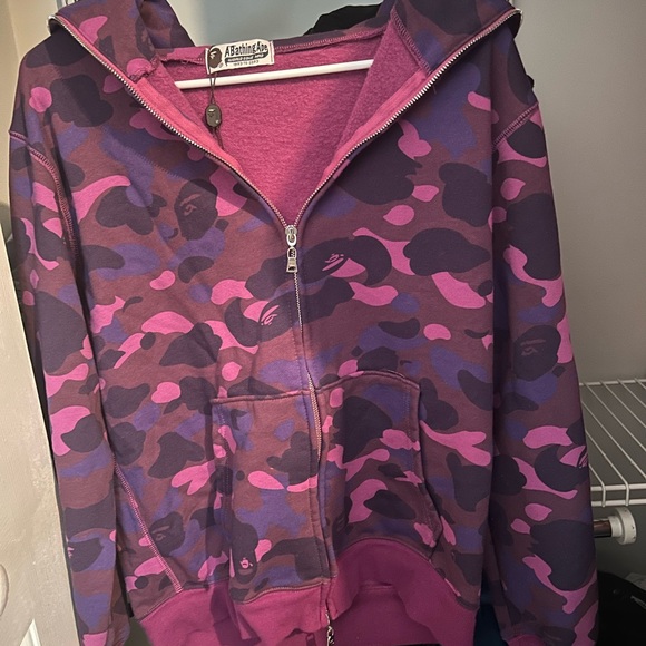 Bape Purple Camo Lightweight Jacket
